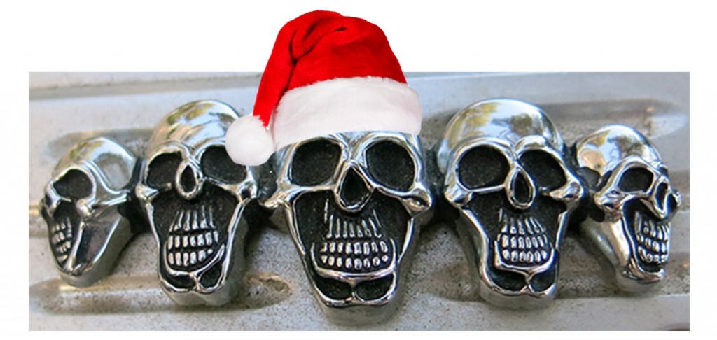 Skull Santa for Word Up Xmas email 2015